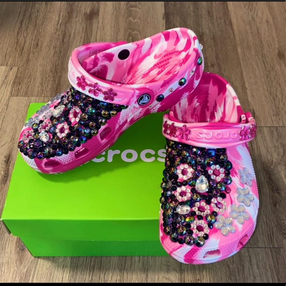 ✨Customized Bling Crocs✨